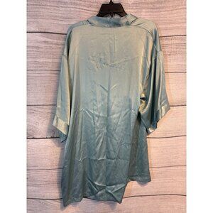 Victorias Secret Bridal Robe Satin "Bride" Rhinestone No Tie Size M/L